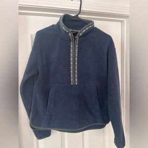 Kuhl Women's Hygge 1/2 Zip Sherpa Fleece Pullover Lakewood Blue 4130